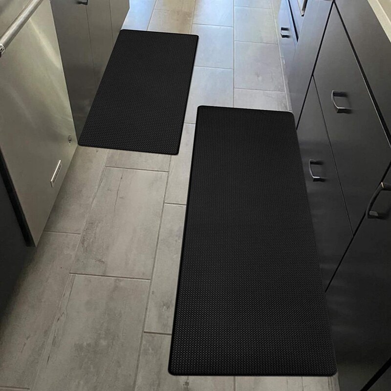 Kitchen Rugs, Cushioned AntiFatigue Kitchen Mat, Waterproof & Non