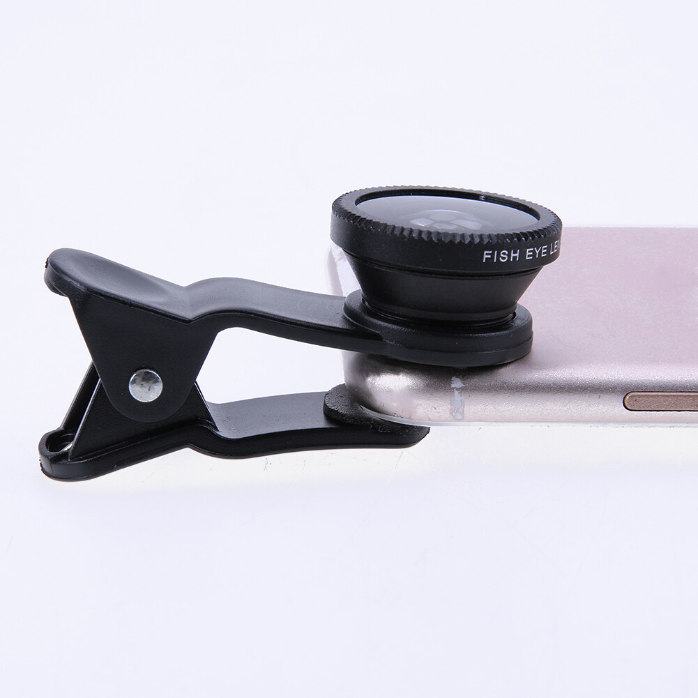 3 in 1 Fish Eye+ Wide Angle+ Macro Camera Lens Kit for Phone