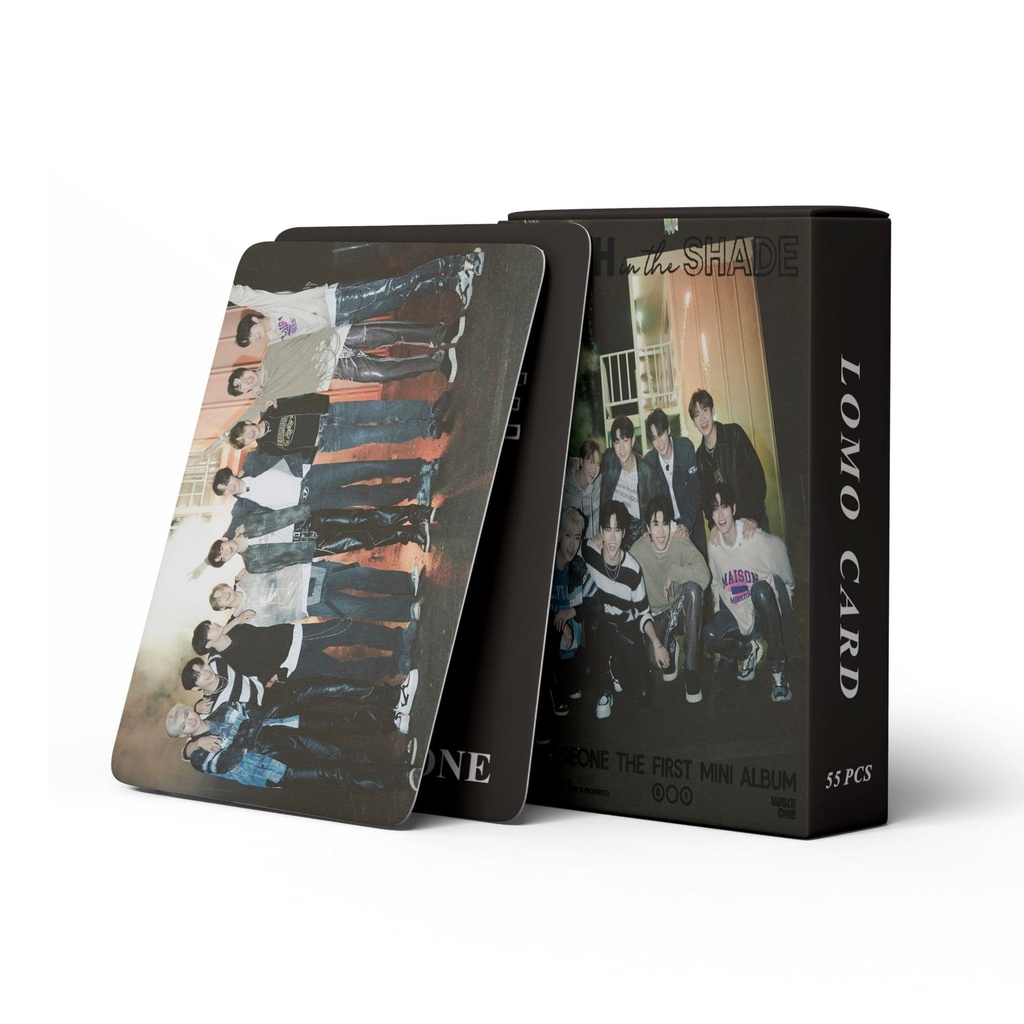 Kpop zerobaseone zb1 youth in the shade lomo card small card collector card 55pcs/set