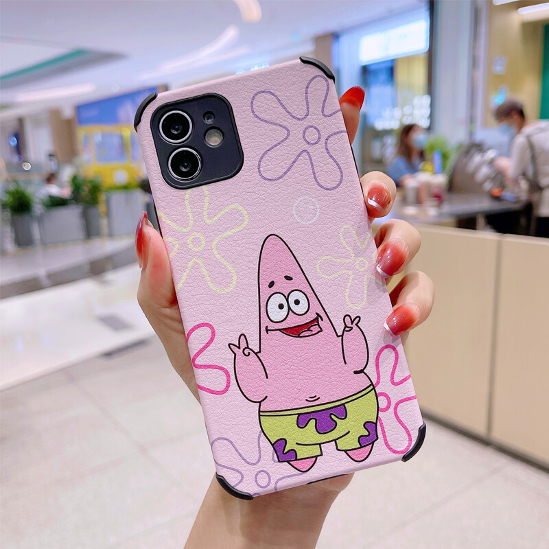 Cute SpongeBob Case for OPPO A83 A1 A5 A3S A12E Realme C1 A9 F11 A7 A5S ...