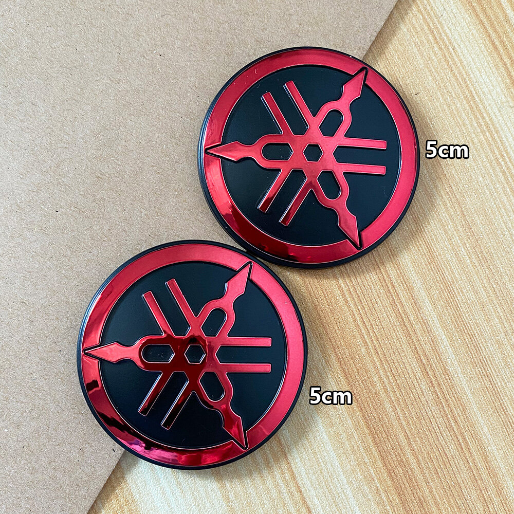 50mm Yamaha Genuine Parts - For Yamaha Logo Emblems 5cm Gold/Silver/Red/Blue