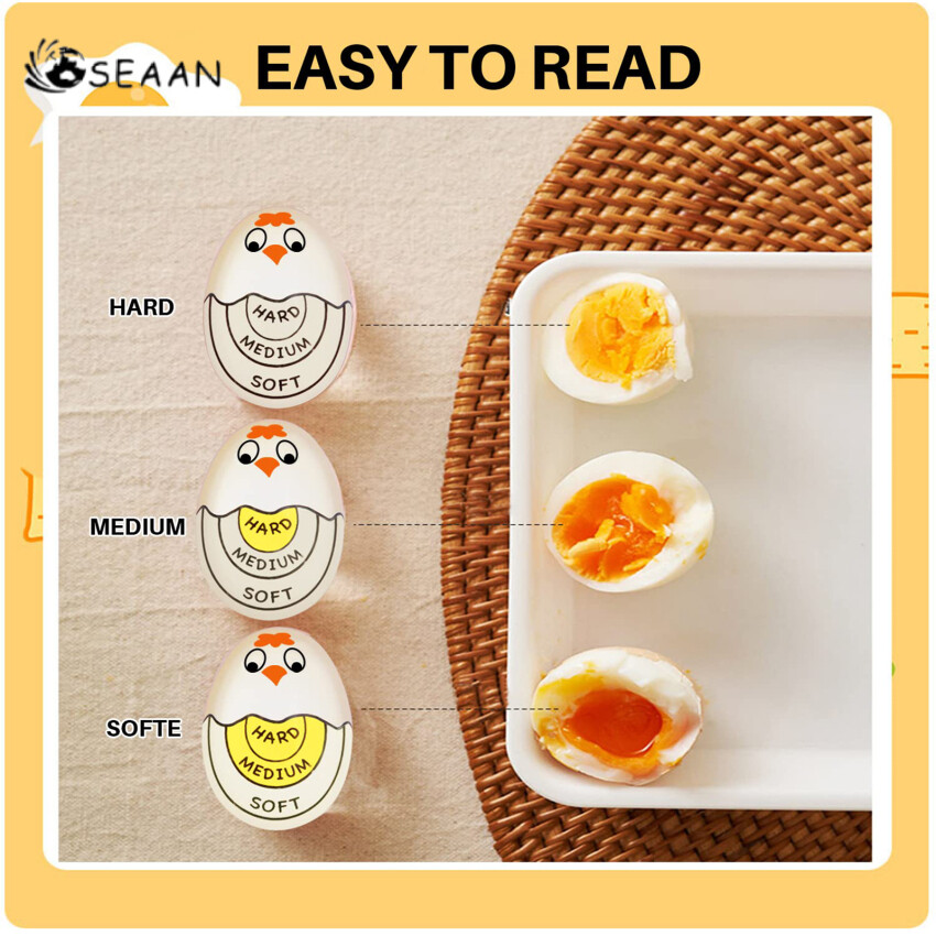 Egg Timer Color-Changing For Boiling Eggs Soft Hard Boiled Egg Perfectly Every Time No BPA Safe Easy-To-Read And Fun No More Guesswork