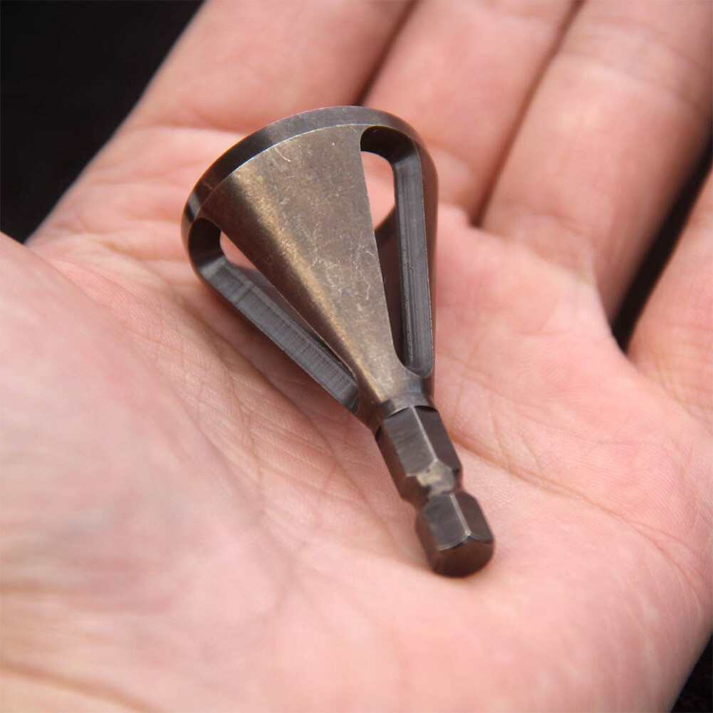 lentils Deburring External Chamfer Tool Drill Bit Hexagon Shank Drilling Burr Remover