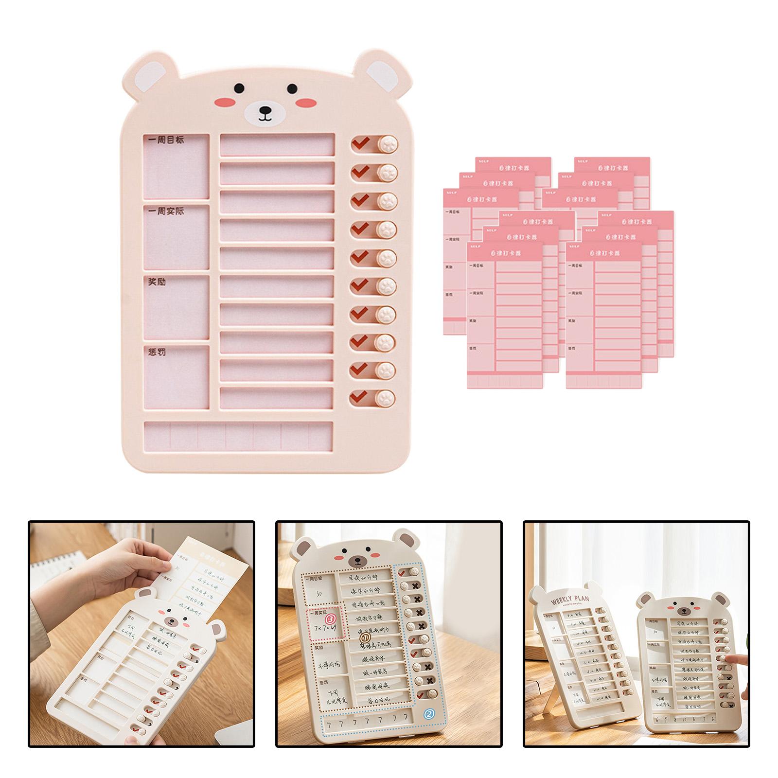 Blesiya List Board Daily Task Planning Board Chart Memo for RV Office Home