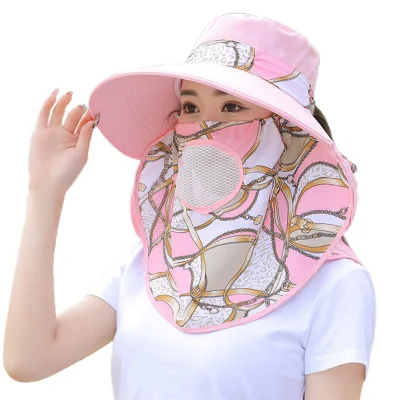 Fashion Women's Foldable Sun Hat With Wide Brim Beach Hat Omnibearing UV Protection Female Caps|Women's Sun Hats