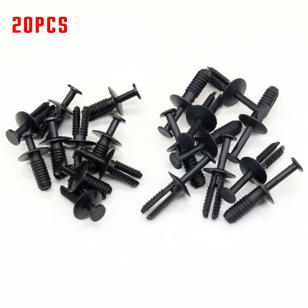 【R-EP】 Đinh Tán Mở Rộng Màu Đen Cho BMW E30 E39 E46 E53 E60 Nhựa Hữu Ích