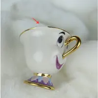 Chip Cup Tea Set Coffee Cartoon M Hot Sale Beauty and the Beast Mrs Potts/' son