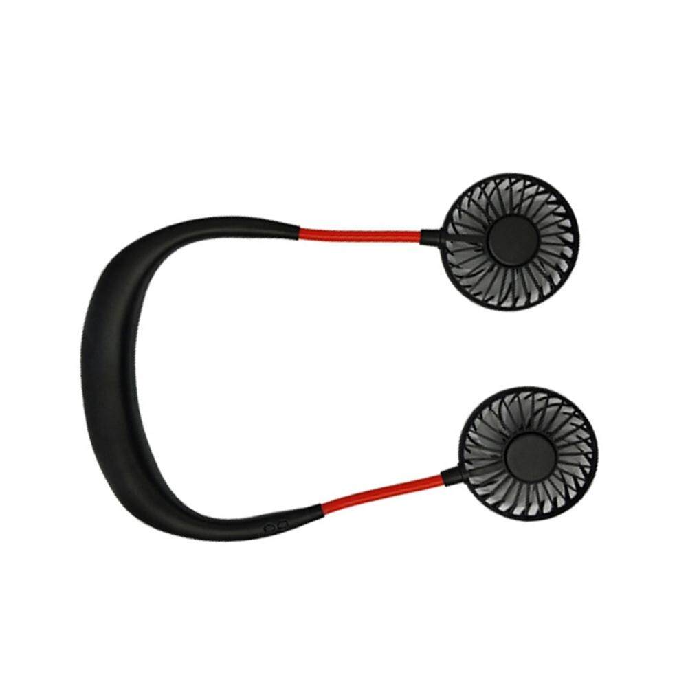 3 tốc độ Cầm Tay Giá Rẻ Hai Đầu Có Thể Điều Chỉnh Treo Chiếu Sáng Sạc Di Động 360 Độ Cổ Quạt