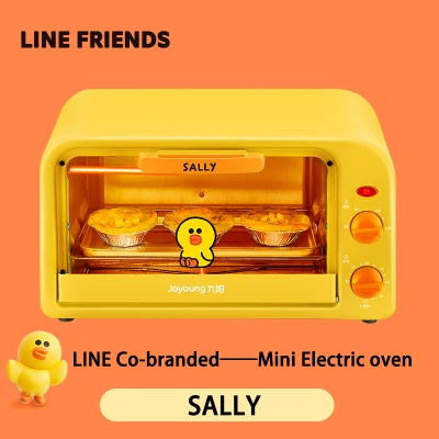 Line FriendsJoyoung Co-branded Electric Oven Household Baking Toaster Multi-Functional Timed Small Oven Automatic Mini Full Cake Vertical Oven