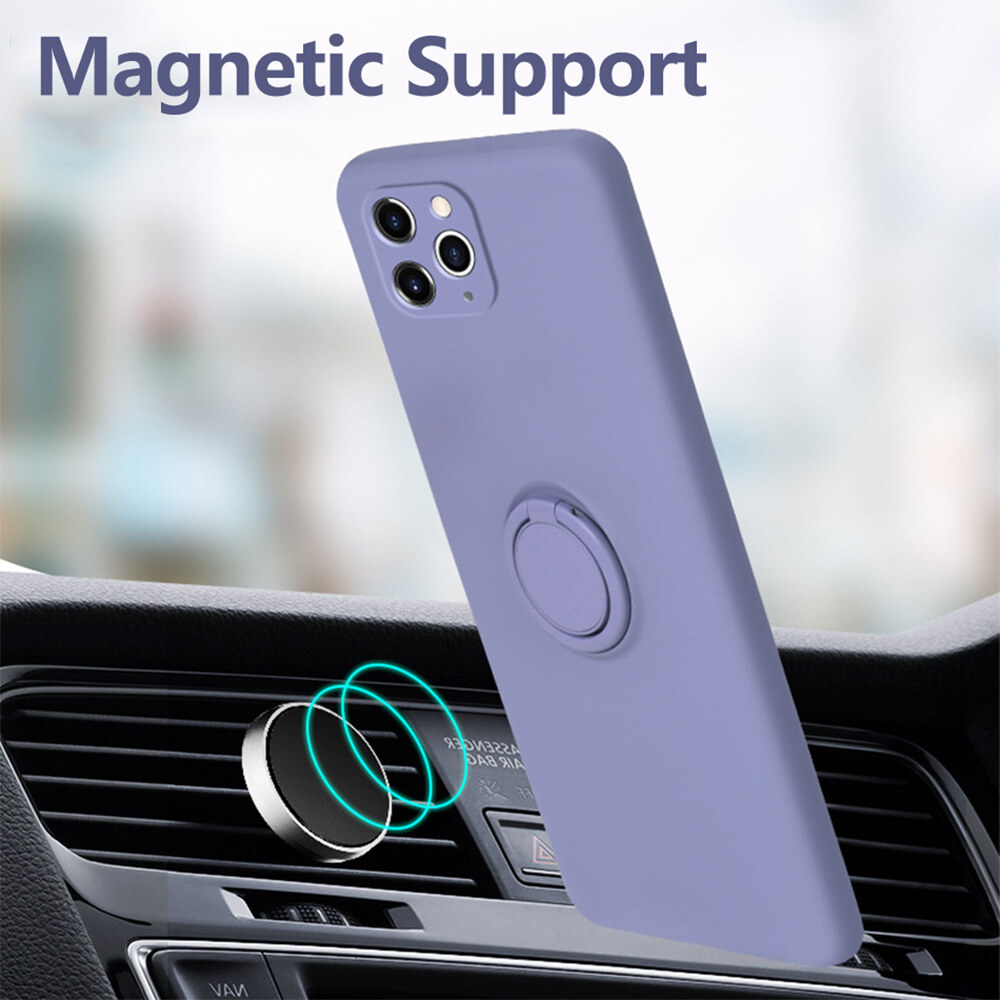 【With Bracket+lanyard】KISSCASE Liquid Silicone With Strap Case For iPhone 15 Pro Max 14 Plus 13 Pro 13 12 11 Protector Case Cover
