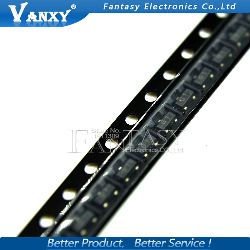 200pcs=100pairs 100pcs mmbt5551lt1g + 100pcs mmbt5401lt1g 2n5551 2n5401 sot-23