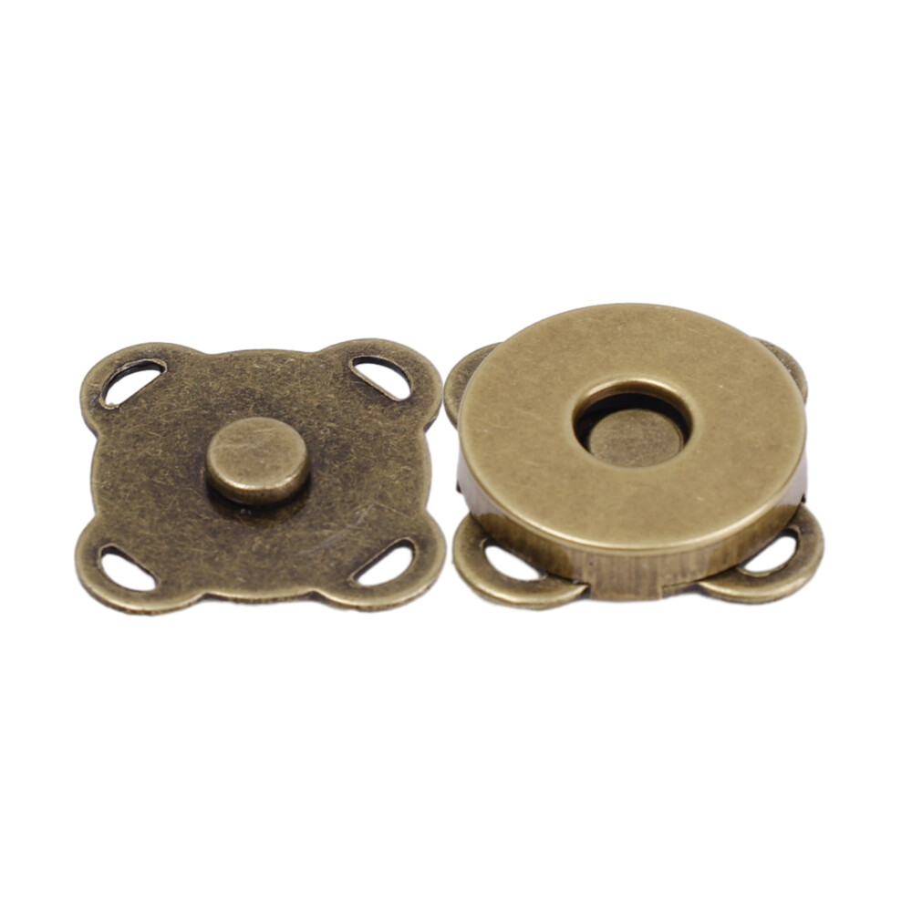 Snap Fasteners Clasps Buttons Handbag Purse Wallet Craft Bags Parts Accessories Adsorption Buckle 14mm 18mm