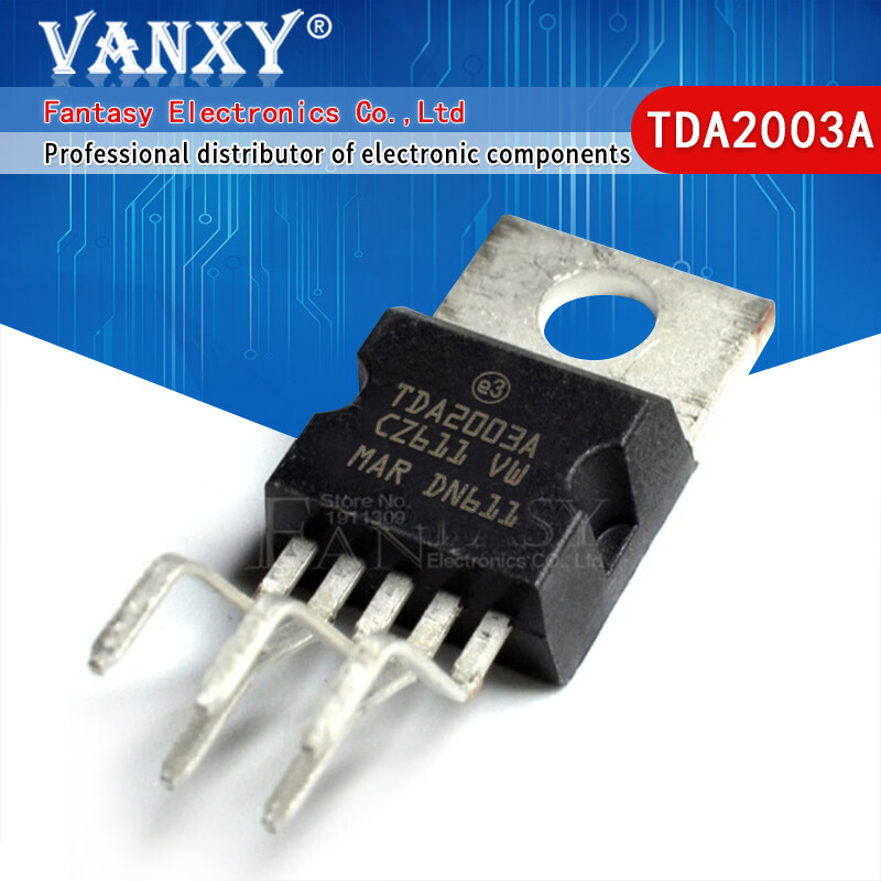 10pcs tda2003av to220-5 tda2003 tda2003a to220 new and original ic