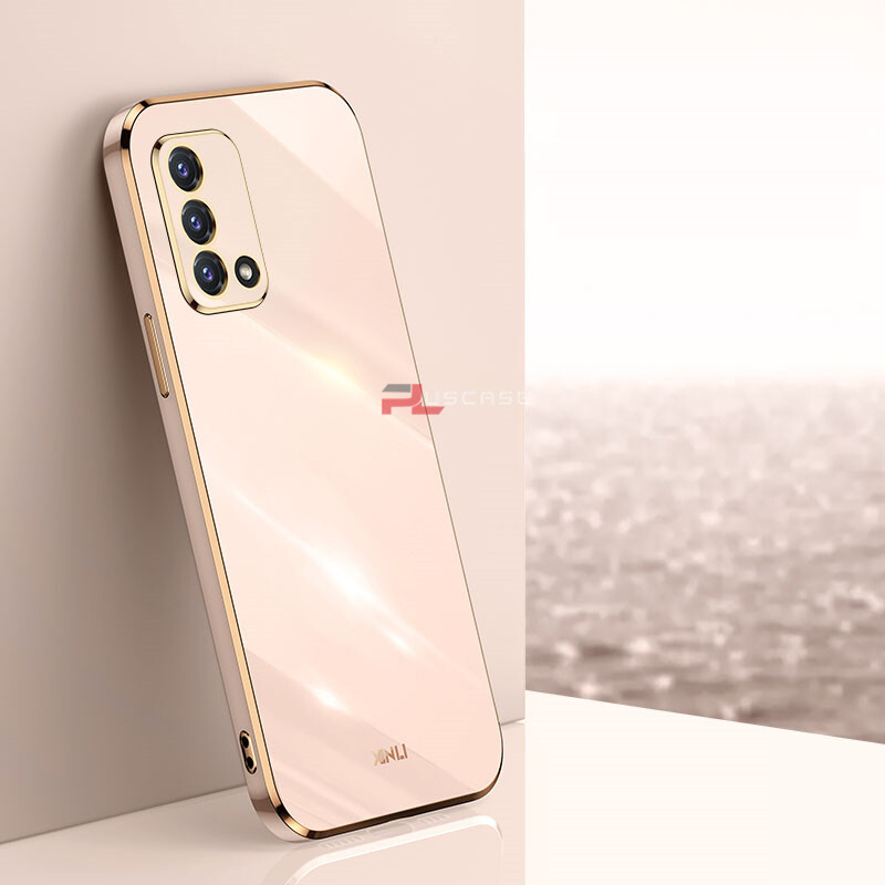 PlusCase for OPPO A95 4G A74 4G 6D Plating Soft Case Lens Protector Square Frame Silicone Glossy Shockproof Phone Back Cover