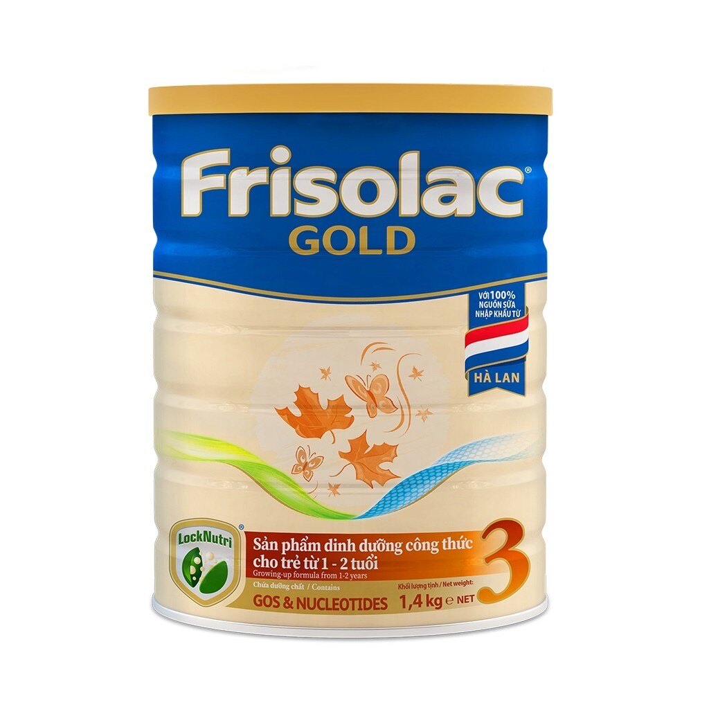 Sữa Bột Frisolac Gold 3 1,4Kg ( Mẫu Mới )