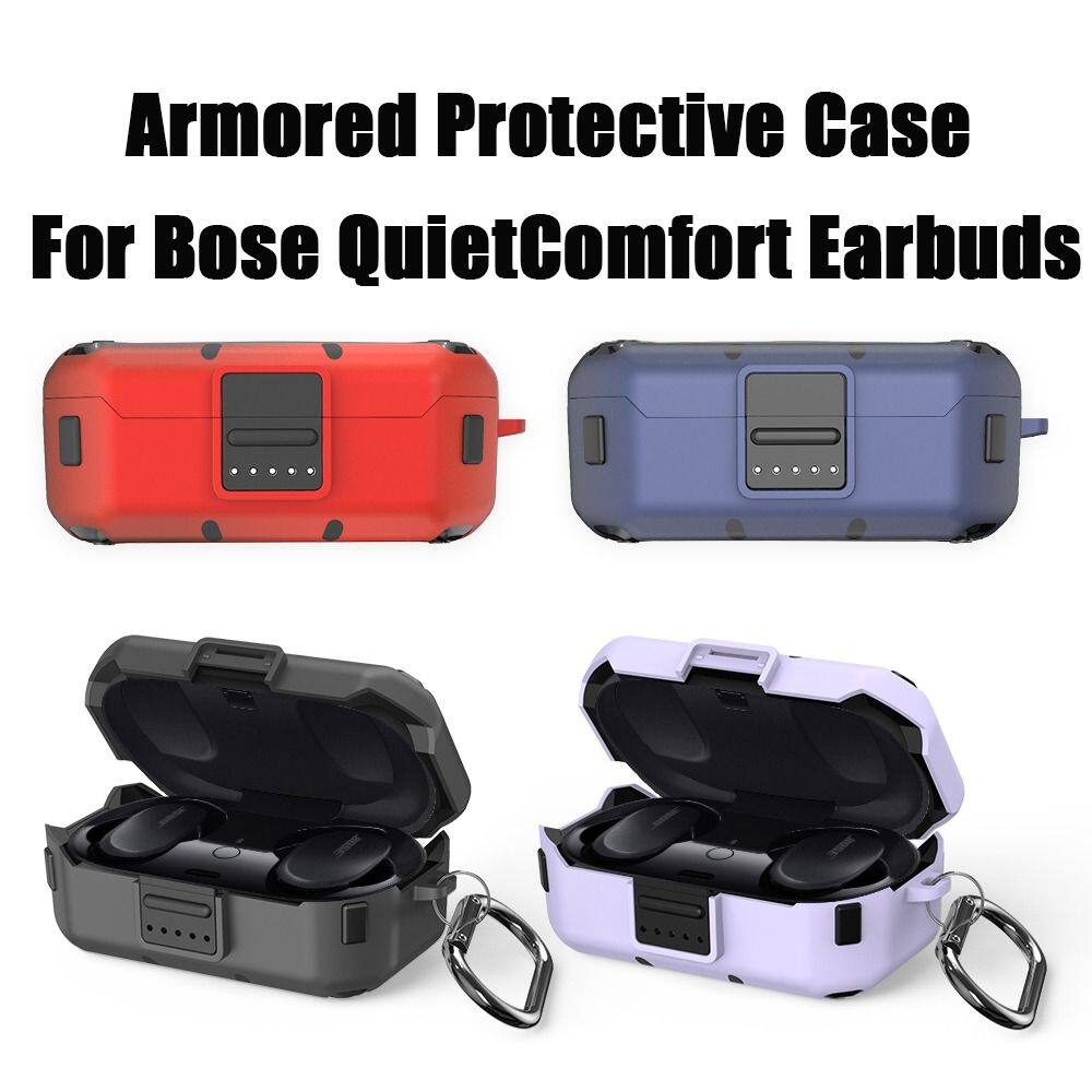 Silicone Protective Cases for Bose QuietComfort Earbuds Wireless Earbuds Case Anti-scratch Shockproof Sleeve Earphone Accessories