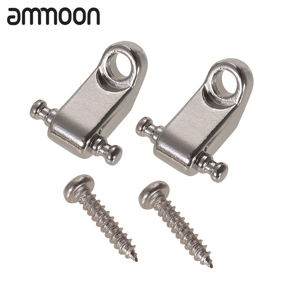 2 piece electric guitar string roller retainer Guide parts replacement guitar parts accessories with screw mount