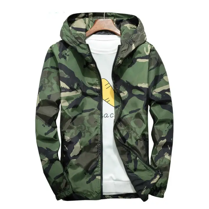 plus size camouflage jacket