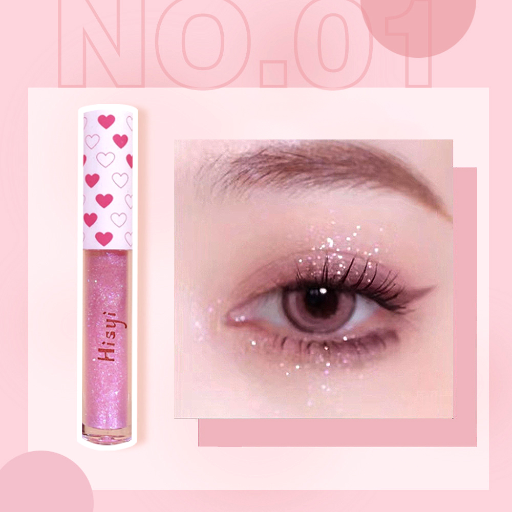 Waterproof Diamond Glitter Liquid Eyeliner Shimmer Eyeshadow Lying Silkworm Pen Eye Makeup
