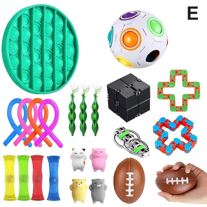 fidget packs with pop it