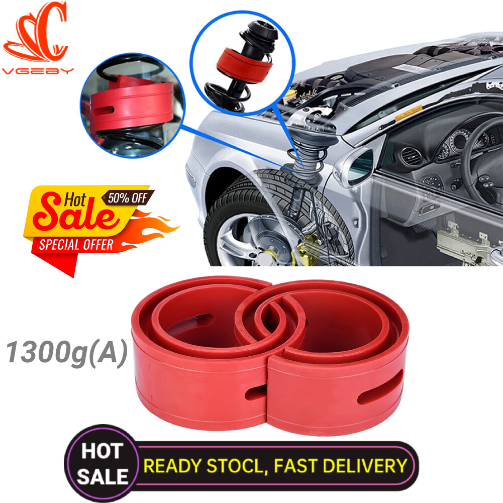 【Flash Sale!!!】2pc Red Car Shock Absorber Buffer Spring Bumper Cushion