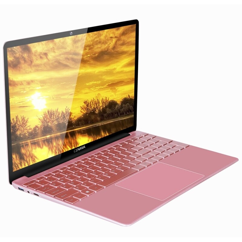 CENAVA F151 Ultrabook, 15.6 inch, 6GB+256GB, Windows 10 Intel Celeron J3355 Dual Core Up to 2.5GHz, Support TF Card & Bluetooth & Dual WiFi & Mini HDMI, US/EU Plug (Rose Gold)