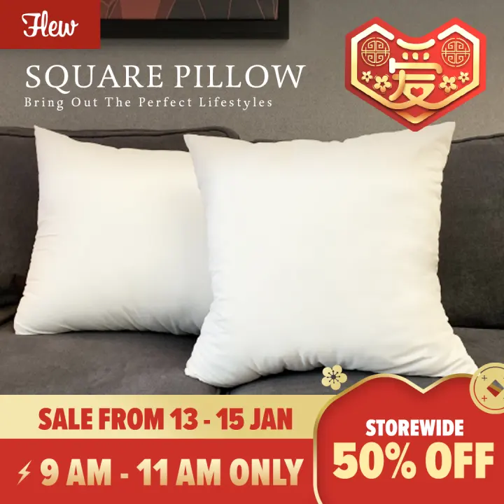 Flew Square Pillow For Multiple Sizes Cushion Insert 40cm 80cm