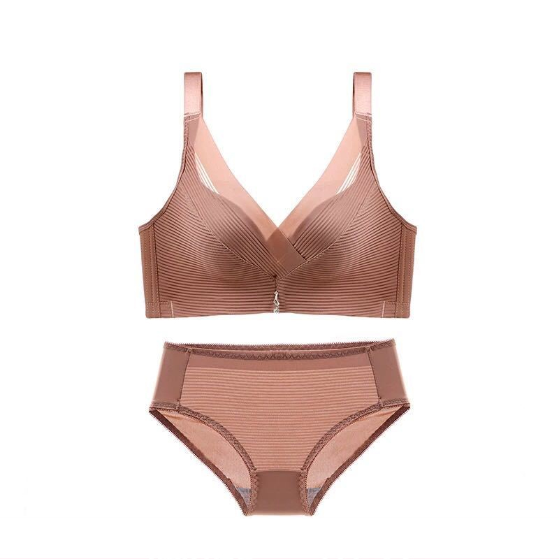INTIMA Sexy Mesh Bra and Panties Set for Women Push up Wireless Underwear A B C Cup Seamless Adjustable Bras
