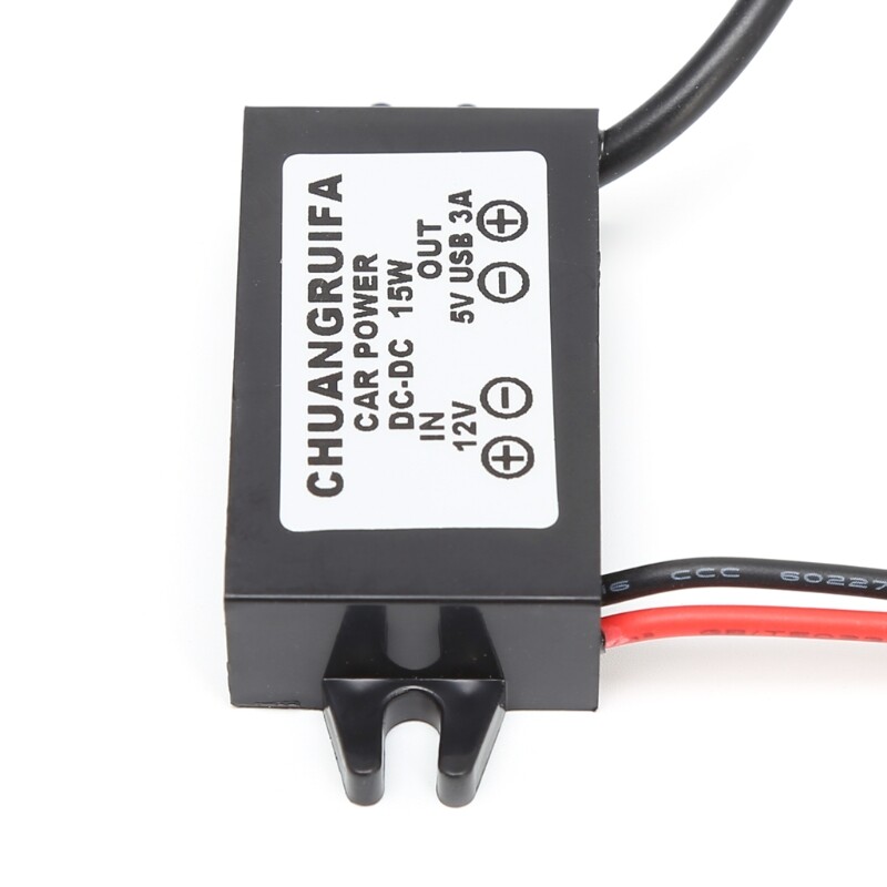 ✪【Ready Stock】Car Charge DC Converter Module 12V To 5V Micro USB Output Power Adapter 3A 15W