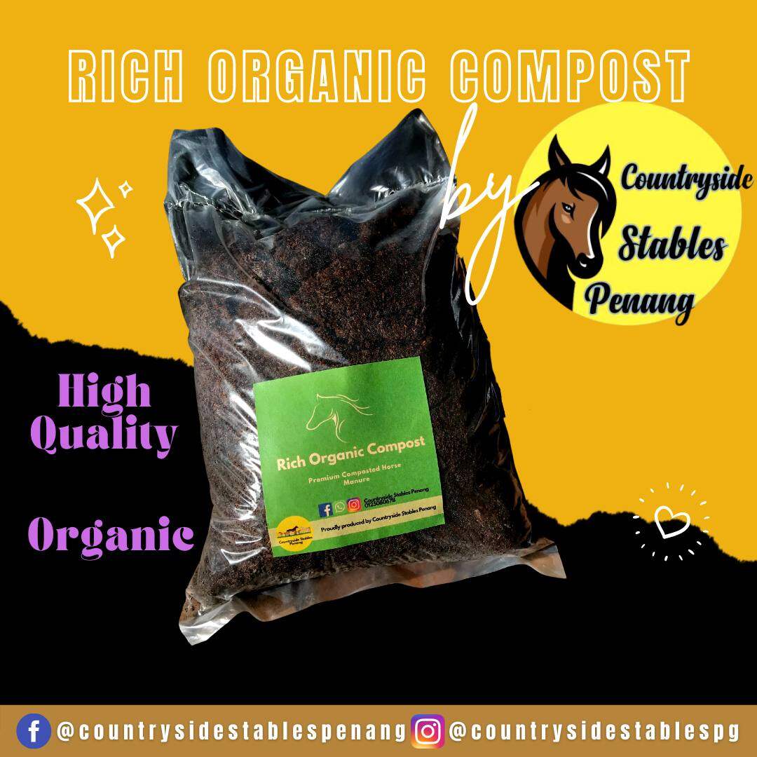 25kg Organic Horse Manure Compost Great For Plants and Fruit Trees Worm
