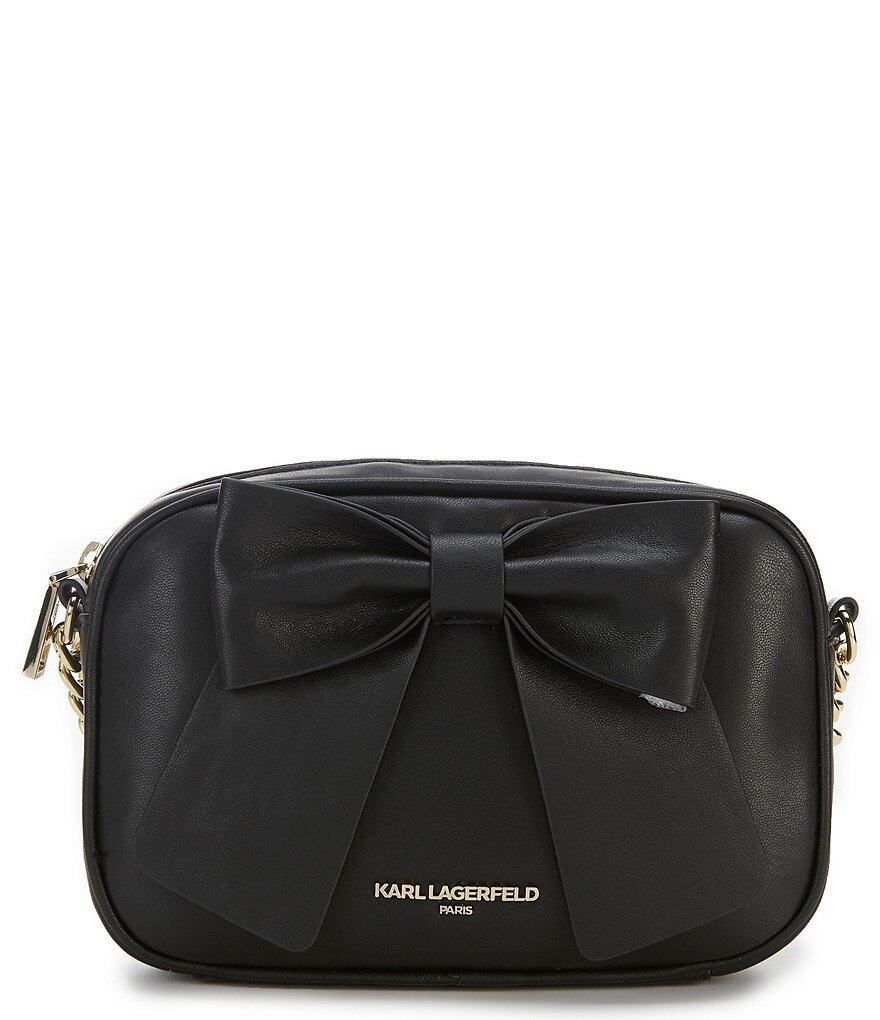 Karl lagerfeld tote with bow hotsell