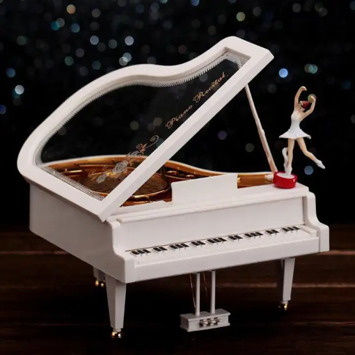 Top Deal Piano Berbentuk Kotak Musik Klasik Vintage Ulang Tahun Hadiah Putaran Tangan Tipe Kotak Musik Bergerak Romantis Hadiah Natal Lazada Indonesia