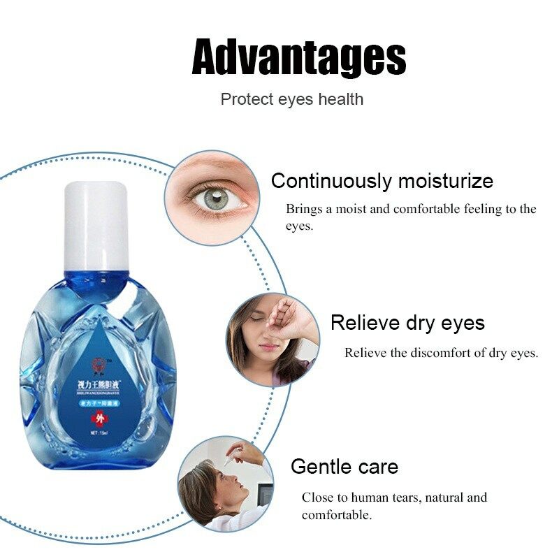 Eye Drops for Eye Care15ml/Brand Eye Drops/mineral eyedrops/Eye Drops