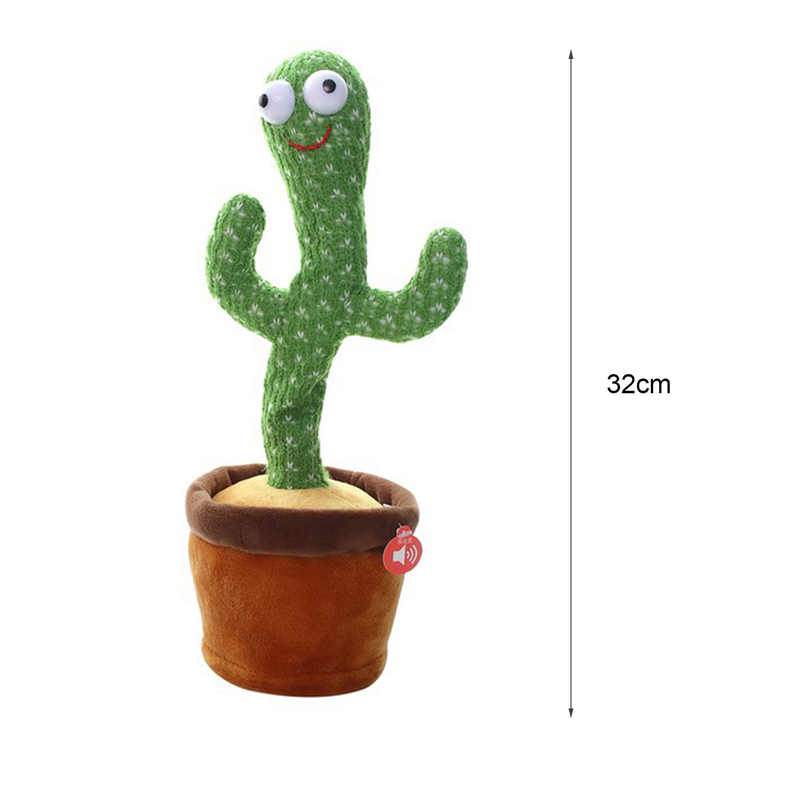 Cactus Plush Doll Funny Educational Cute Dancing Cactus Stuffed Toy for Valentines