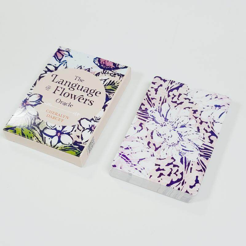 11*6.5cm The Language of Flowers Oracle