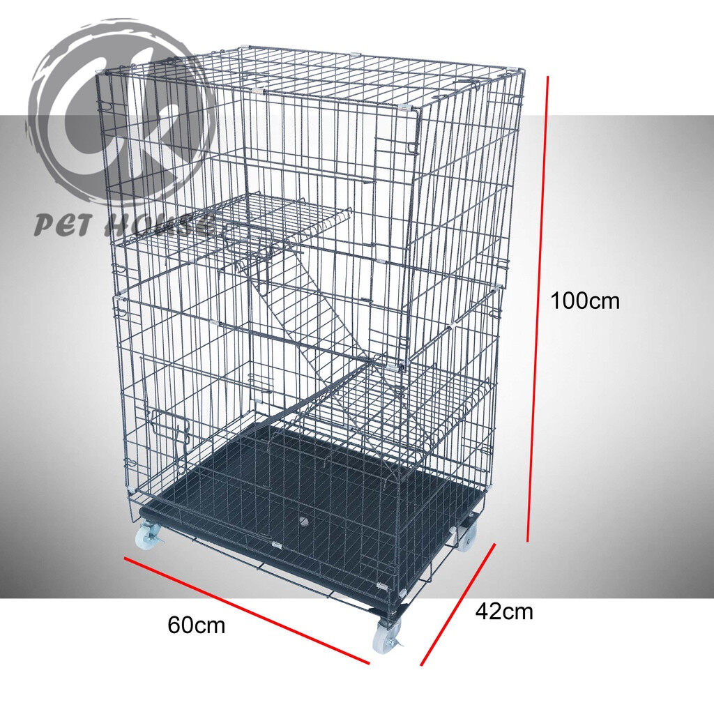 Cat cage 2 store tier