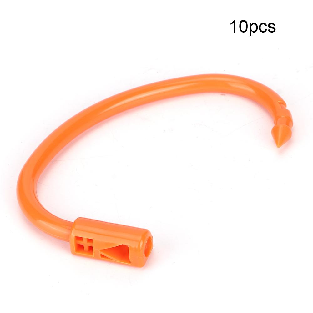 10PCS Plastic Lightweight Good Elasticity Farm Bull Nose Ring Accessory for Cattle Cow