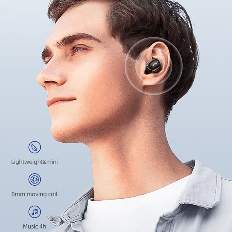 HOCO 100% Original Universal  E54 Mini Bluetooth Single Earphone Bluetooth 5.0 for iphone 12 Samsung Vivo oppo
