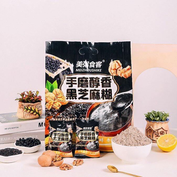 新品上架】 美粥食客藕粉红枣核桃黑芝麻糊/ 手磨醇香黑芝麻糊