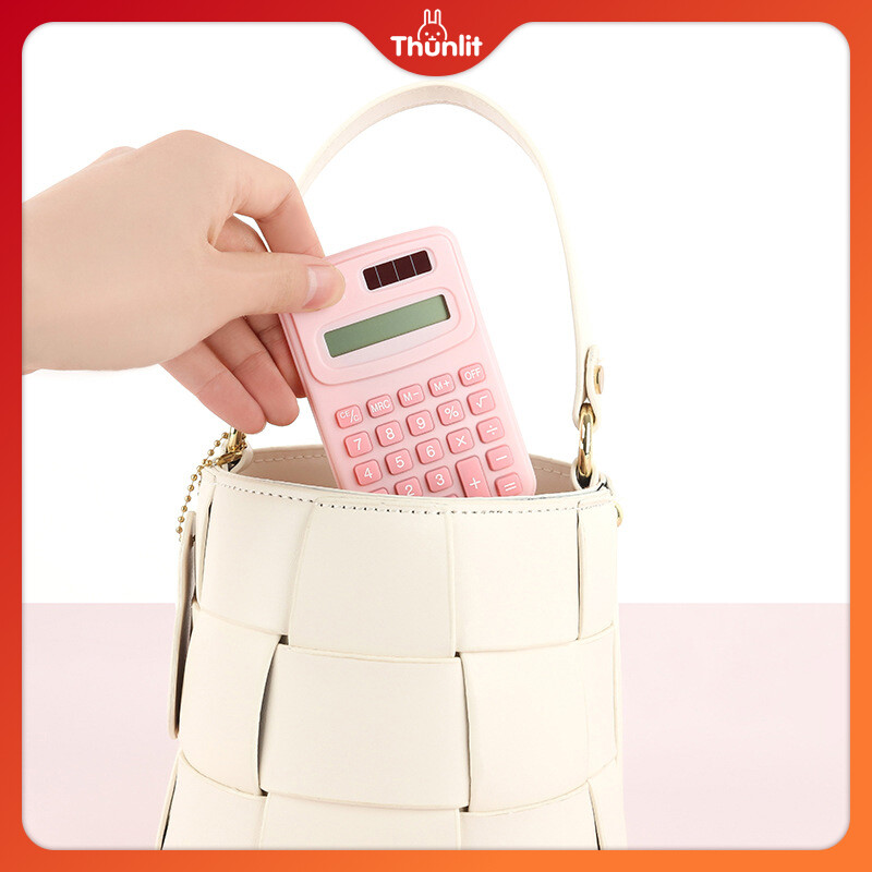 Thunlit máy tính mini Bán Buôn 8-Chữ Số Dễ Thương dễ di chuyển nhỏ Vuông Khoa Học Máy Tính Số Học máy tính điện tử Trường Học Văn Phòng Nguồn Cung Cấp