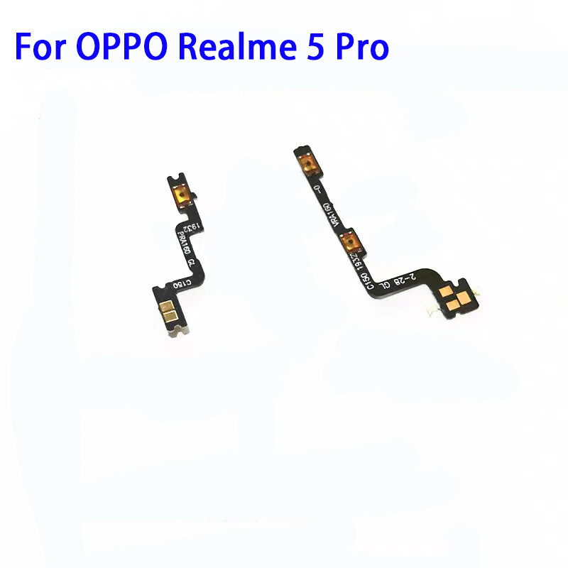 Cho Oppo Realme 5 Pro Power On/Off nút công tắc bên khối lượng lên xuống nút phụ tùng thay thế cáp mềm