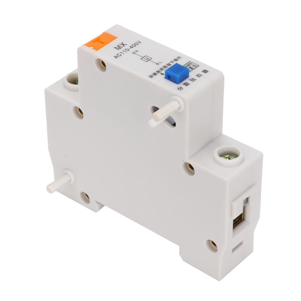 Mx Shunt Release, Shunt Release, Easy to Use Shunt Auxiliary Release, Shunt Tripping Device, Plastic for Circuit Breaker Home Improvement