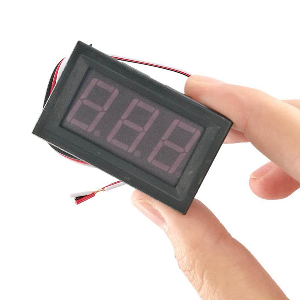 Farfi Mini 0.56 inch LED Digital DC 4.5V-30V Voltmeter Volt Voltage Panel Meter Tester