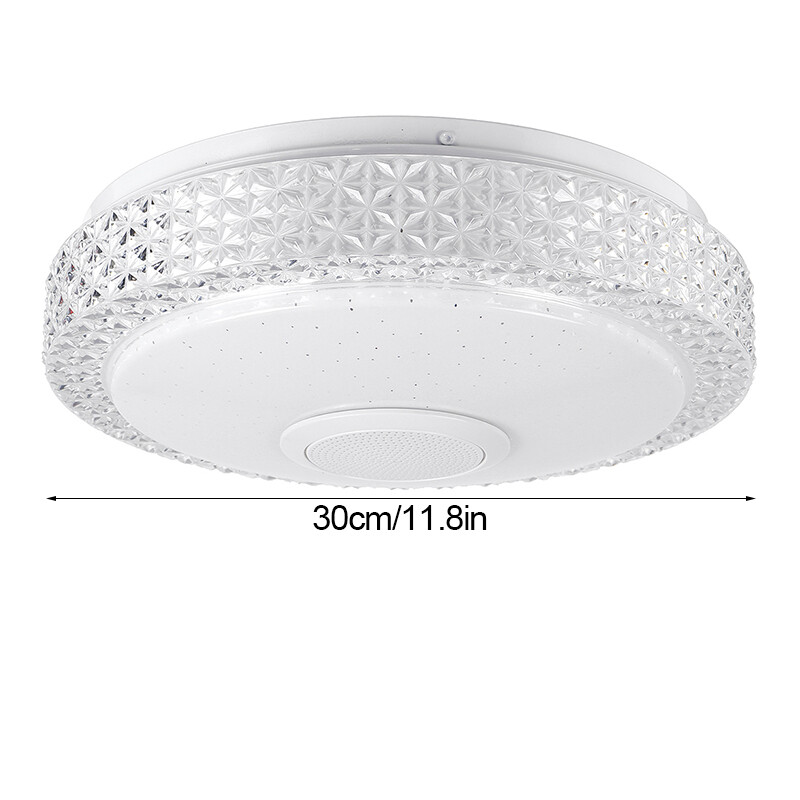 MAEREX Đèn Trần LED 2835SMD 200W, Loa Nghe Nhạc Bluetooth Ứng Dụng Acrylic Thay Đổi Độ Sáng RGB Với Điều Khiển Từ Xa Đèn 3000-6500K Trang Trí Tiệc Quán Bar Gia Đình AC220V