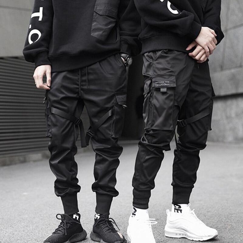 black cargo trousers boys