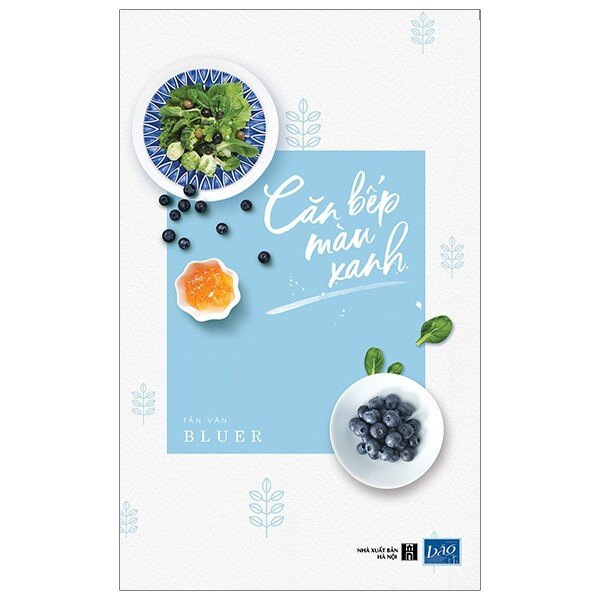 Sách - căn bếp màu xanh