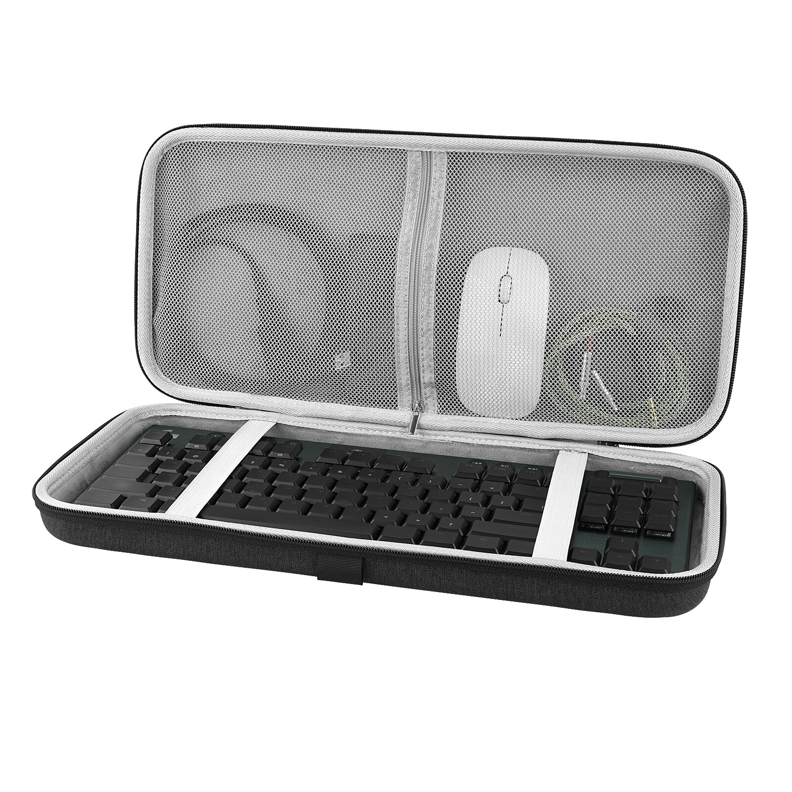 Geekria Tenkeyless TKL Bàn Phím Trường Hợp, Vỏ Cứng Du Lịch Mang Túi Cho 80% Nhỏ Gọn 87 Key Máy Tính Chơi Game Cơ Khí Không Dây Bàn Phím Di Động, Tương Thích Với Logitech G Pro G915