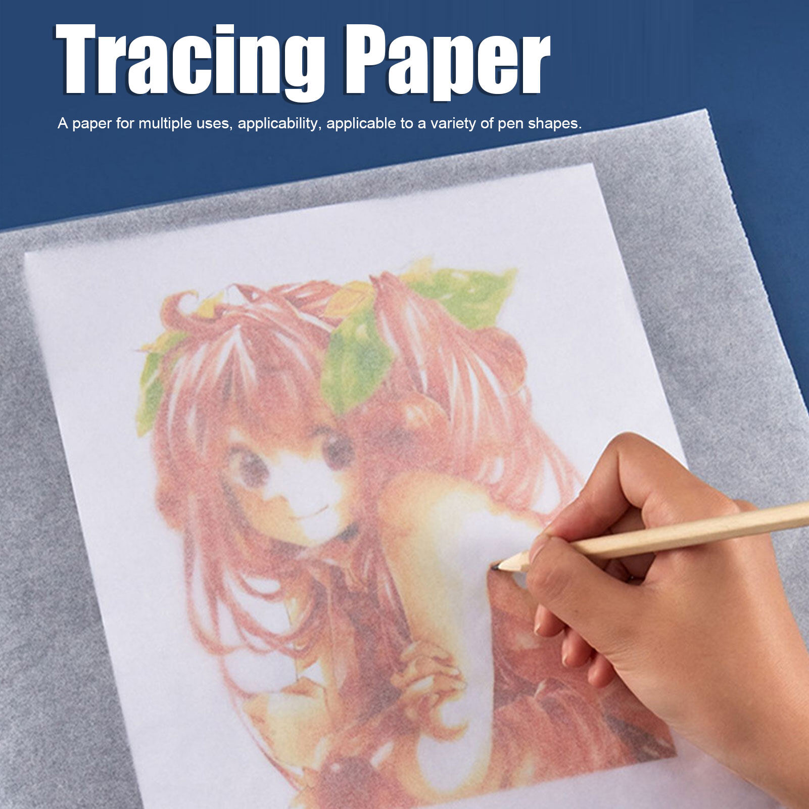 Tracing Paper Roll, Pattern Paper White for Sketch