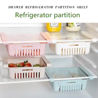 1 Kitchen Organizer Adjustable Pull Out Drawer Basket Spacer