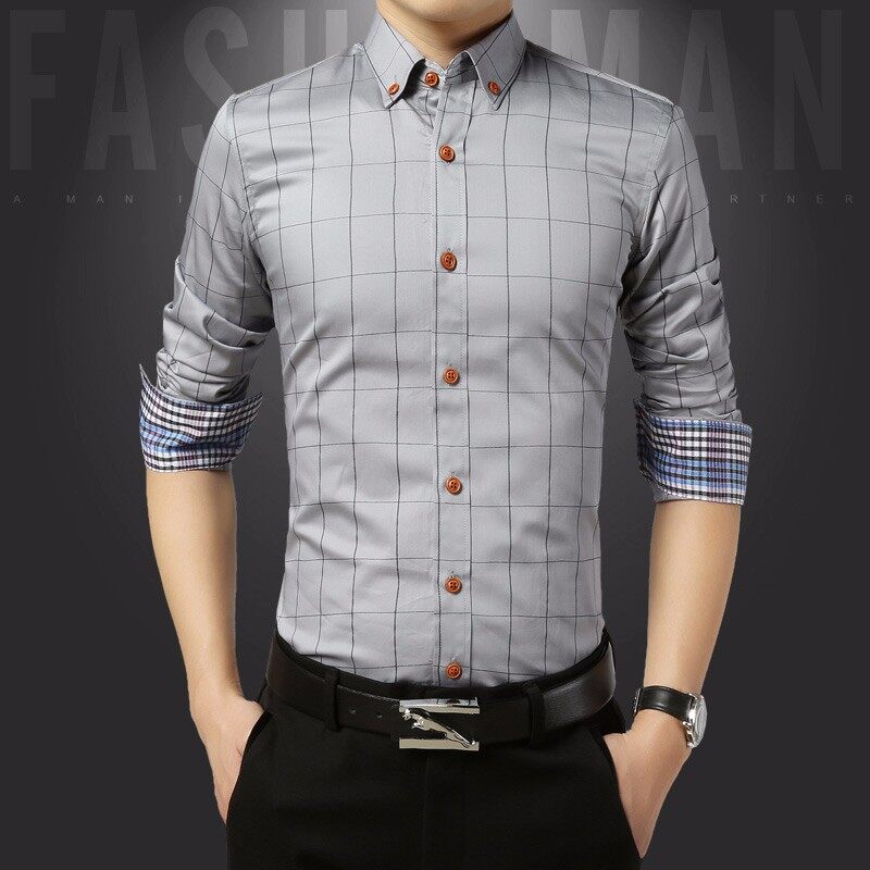 men's dressy long sleeve shirts